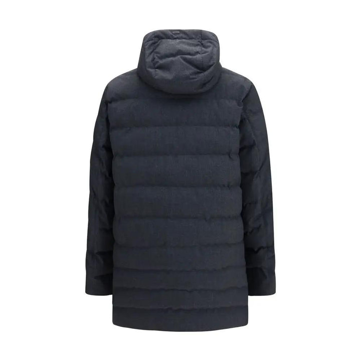 Herno Sample Sale | Herno Gray Polyester Full-Length Jacket - | Designer outlet