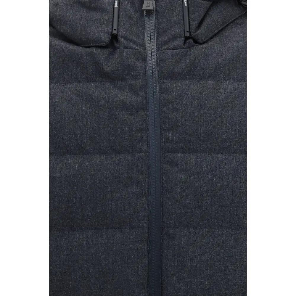 Herno Sample Sale | Herno Gray Polyester Full-Length Jacket - | Designer outlet