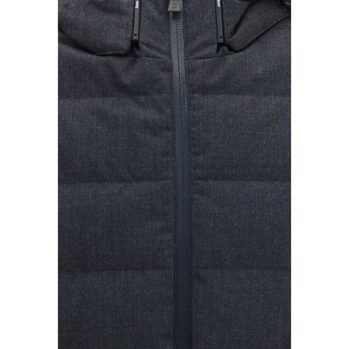 Herno Sample Sale | Herno Gray Polyester Full-Length Jacket - | Designer outlet
