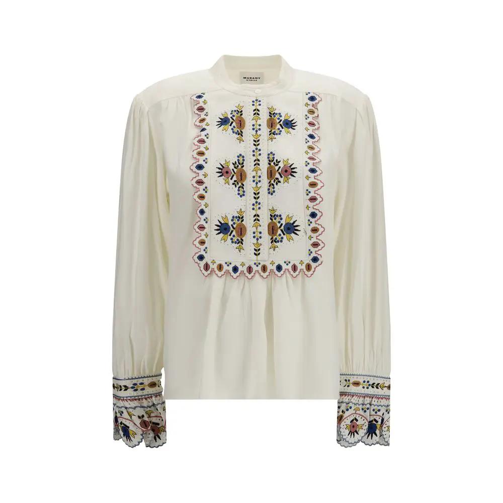 Isabel Marant Étoile Sample Sale | Isabel Marant Étoile White Viscose Shirt - | Designer outlet
