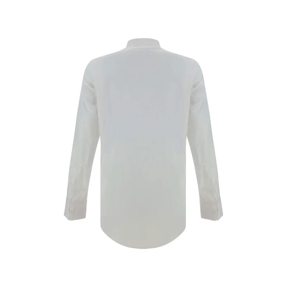 Finamore Sample Sale | Finamore White Cotton Dress Shirt - | Designer outlet