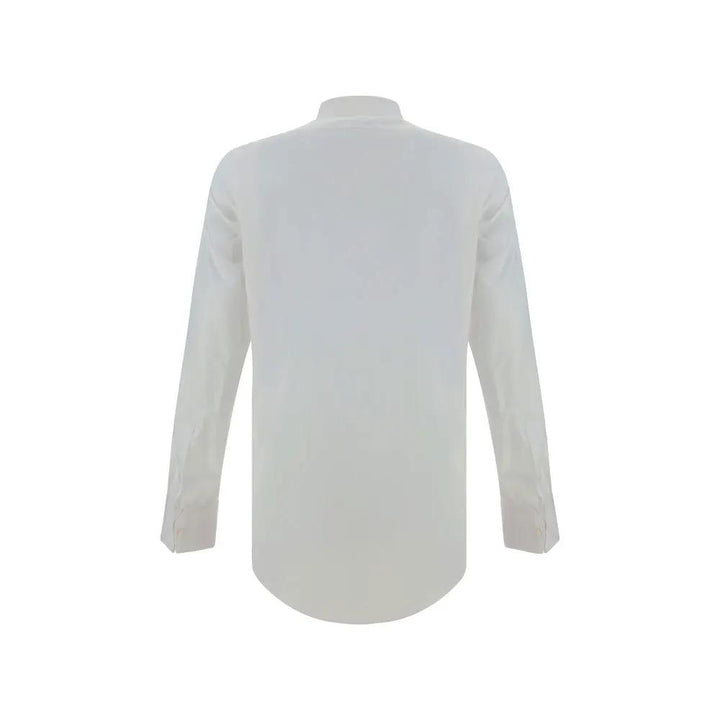 Finamore Sample Sale | Finamore White Cotton Dress Shirt - | Designer outlet