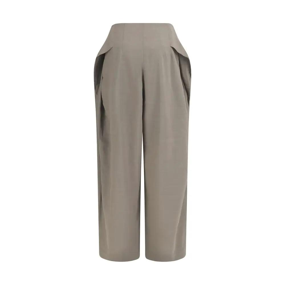 Jacquemus Sample Sale | Jacquemus Gray Wool Oves Aries Flared Pants - | Designer outlet