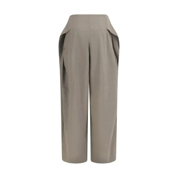 Jacquemus Sample Sale | Jacquemus Gray Wool Oves Aries Flared Pants - | Designer outlet
