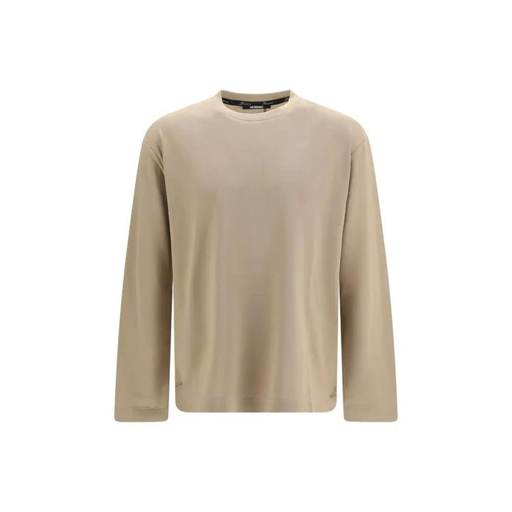 Jacquemus Sample Sale | Jacquemus Beige Paper Long Sleeve T-Shirt - | Designer outlet