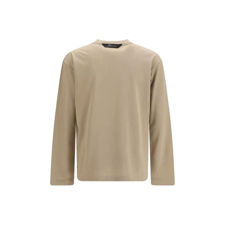 Jacquemus Sample Sale | Jacquemus Beige Paper Long Sleeve T-Shirt - | Designer outlet