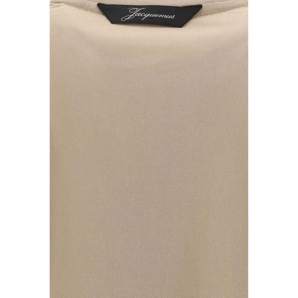 Jacquemus Sample Sale | Jacquemus Beige Paper Long Sleeve T-Shirt - | Designer outlet