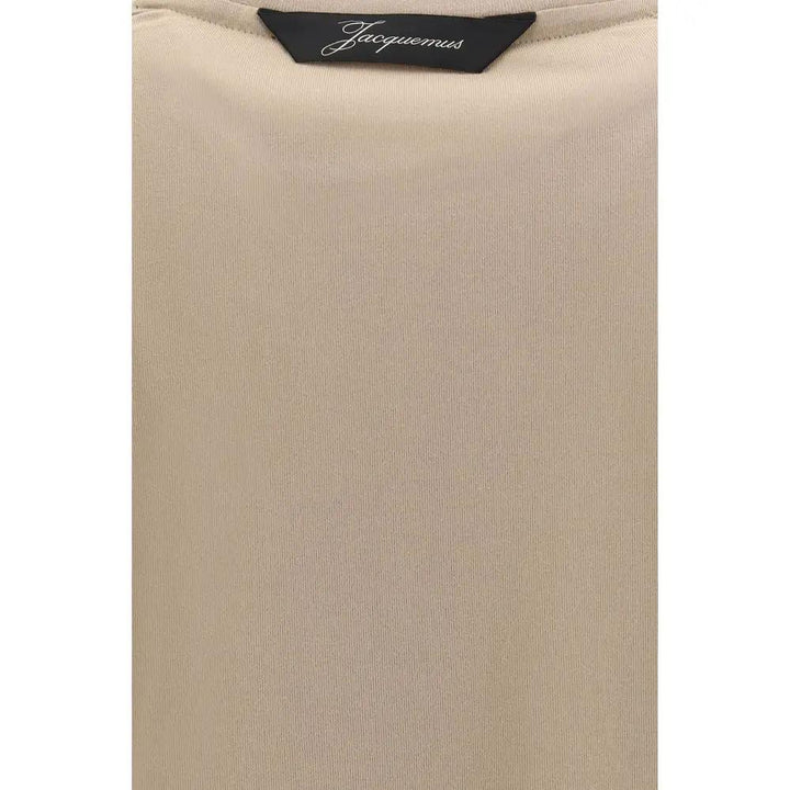 Jacquemus Sample Sale | Jacquemus Beige Paper Long Sleeve T-Shirt - | Designer outlet