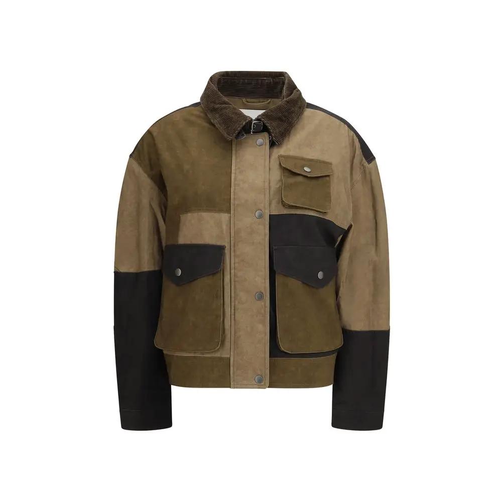 Isabel Marant Étoile Sample Sale | Isabel Marant Étoile Bicolor Cotton Denim Jacket - | Designer outlet