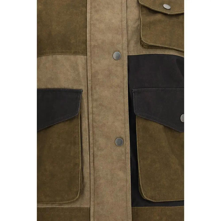 Isabel Marant Étoile Sample Sale | Isabel Marant Étoile Bicolor Cotton Denim Jacket - | Designer outlet