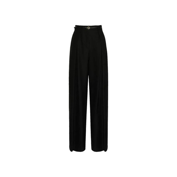 Max Mara Sample Sale | Max Mara Black Elastane Casual Pants - | Designer outlet