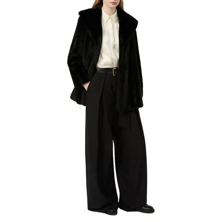 Max Mara Sample Sale | Max Mara Black Elastane Casual Pants - | Designer outlet