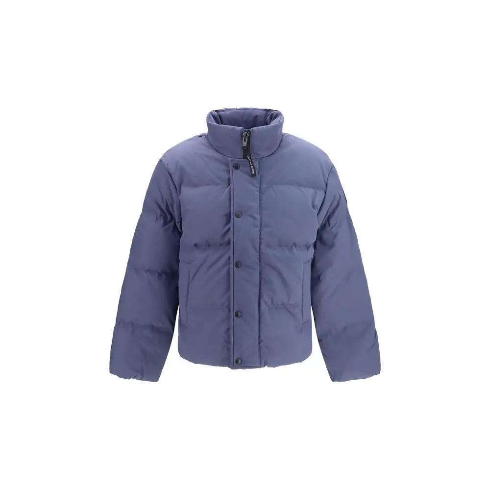 Canada Goose Sample Sale | Canada Goose Blue Recycled Polyester Full-Length Jacket - | Designer outlet