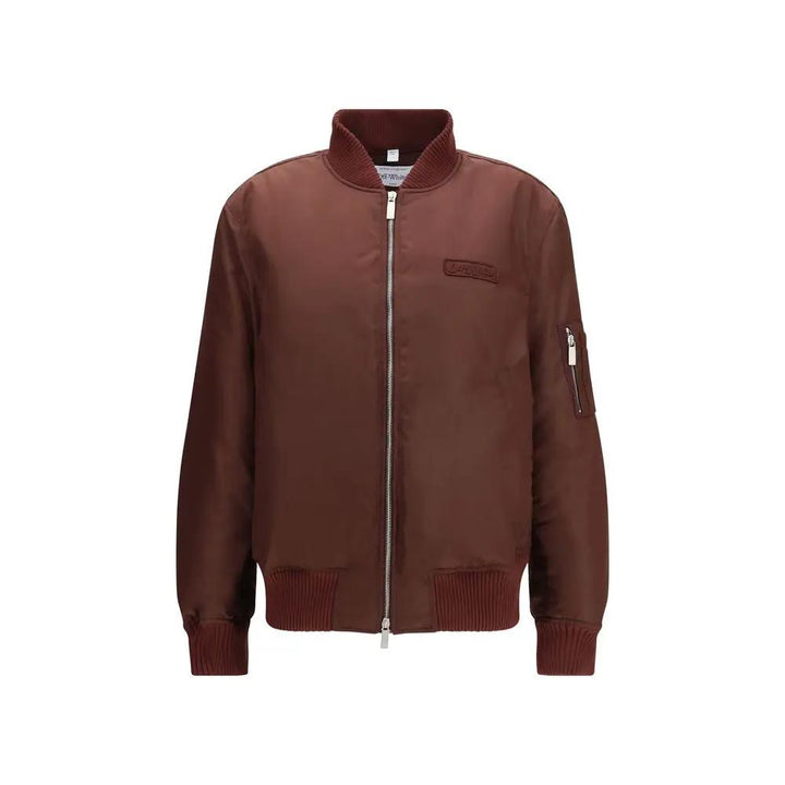 Off-White Sample Sale | Off-White Bordeaux Nylon Bomber - | Designer outlet