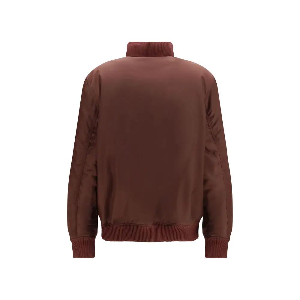 Off-White Sample Sale | Off-White Bordeaux Nylon Bomber - | Designer outlet