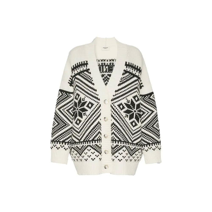 Max Mara Sample Sale | Max Mara White Virgin Wool Cardigan - | Designer outlet