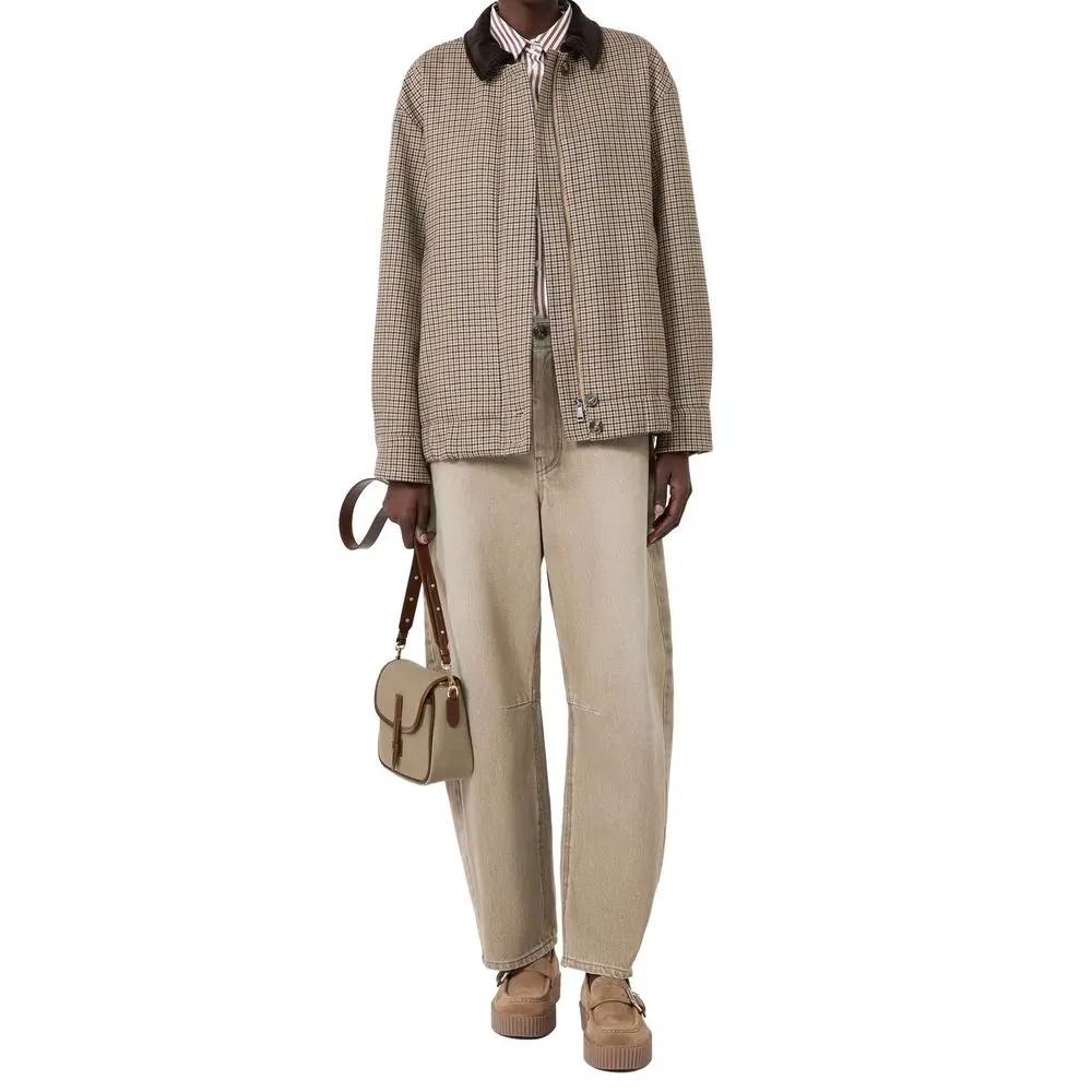 Max Mara Sample Sale | Max Mara Beige Cotton Relaxed Fit Jeans - | Designer outlet