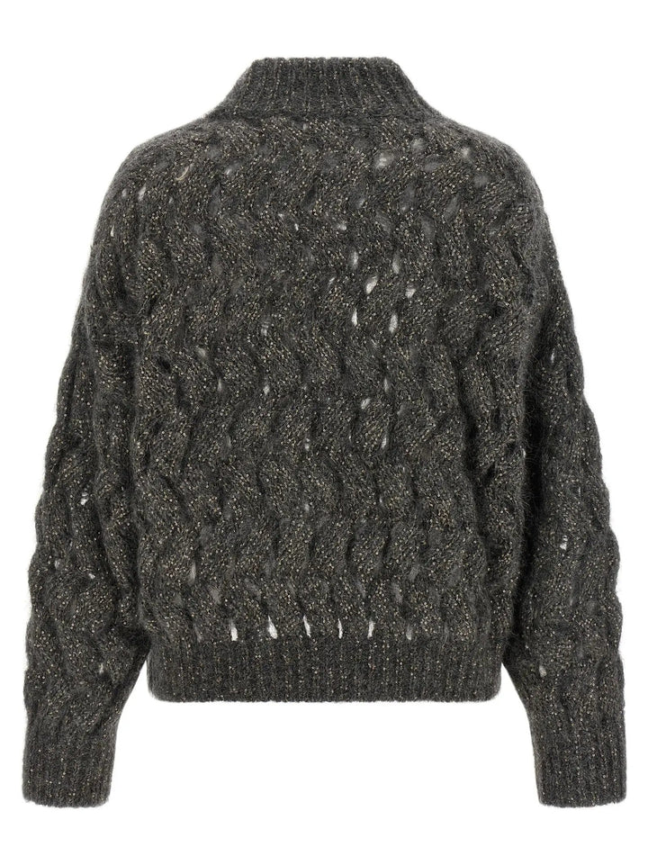 Brunello Cucinelli Sample Sale | Brunello Cucinelli Gray Wool Cardigan - | Designer outlet