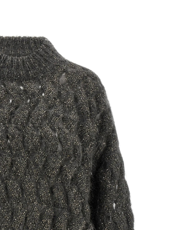 Brunello Cucinelli Sample Sale | Brunello Cucinelli Gray Wool Cardigan - | Designer outlet