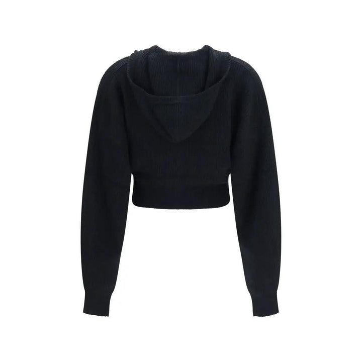 Max Mara Sample Sale | Max Mara Black Wool Oves Aries Cardigan - | Designer outlet