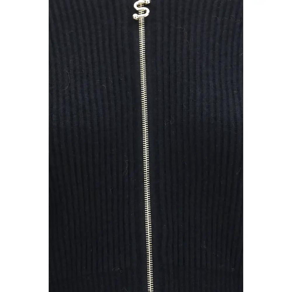 Max Mara Sample Sale | Max Mara Black Wool Oves Aries Cardigan - | Designer outlet