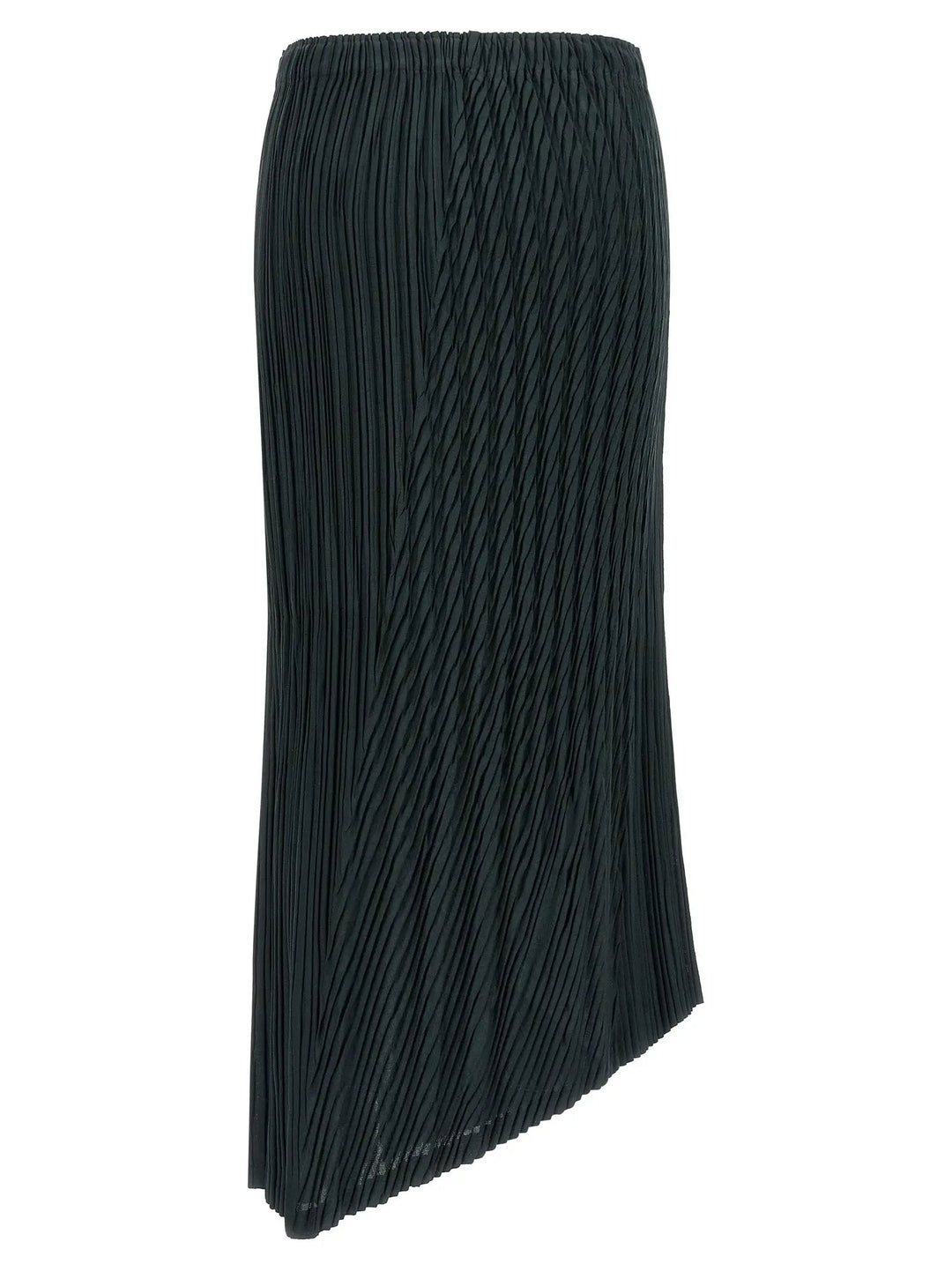 Issey Miyake Sample Sale | Issey Miyake Blue Polyester Midi Skirt - | Designer outlet