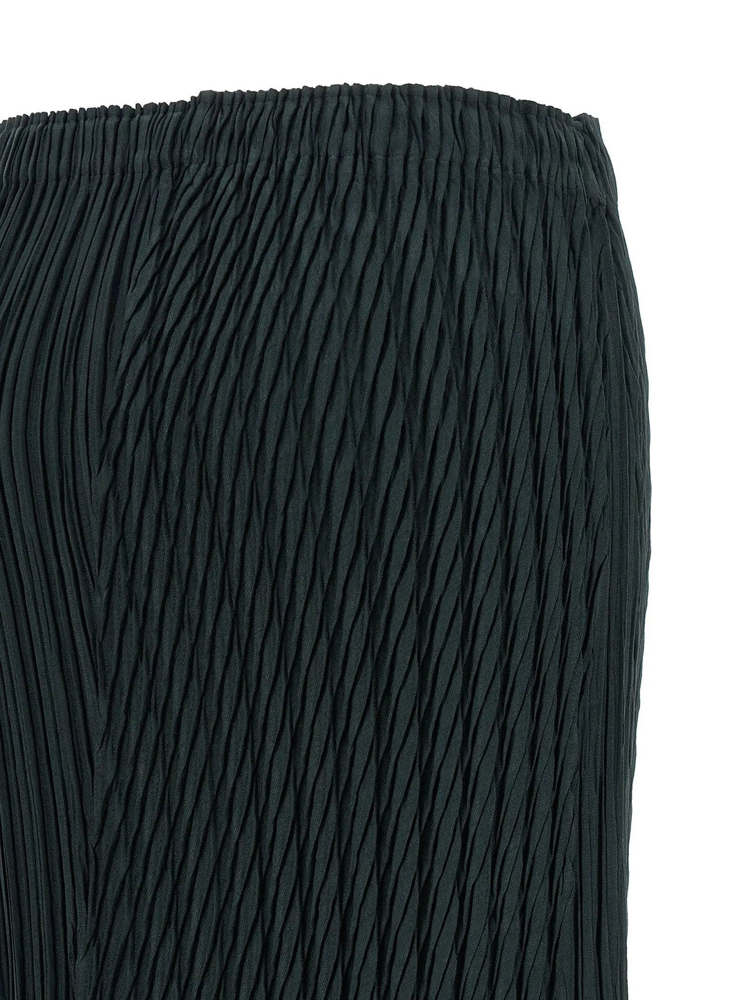 Issey Miyake Sample Sale | Issey Miyake Blue Polyester Midi Skirt - | Designer outlet