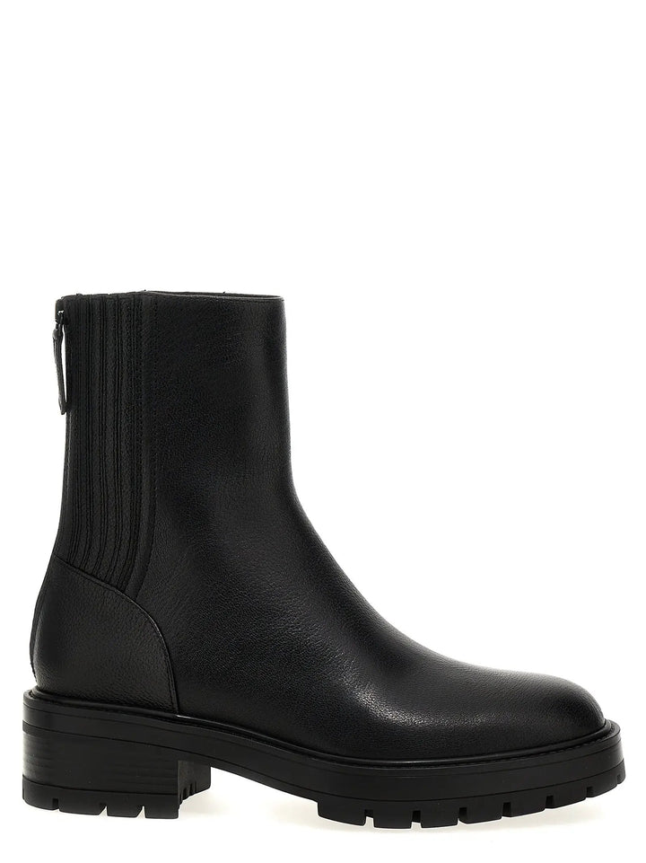 Aquazzura Sample Sale | Aquazzura Black Calfskin Ankle Boots - | Designer outlet