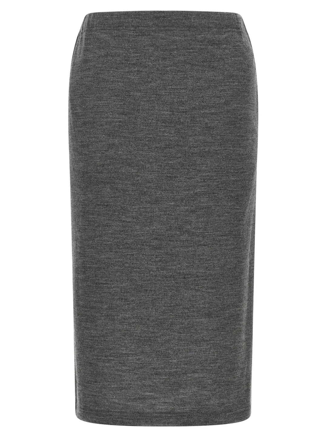 Junya Watanabe Sample Sale | Junya Watanabe Gray Wool Midi Skirt - | Designer outlet
