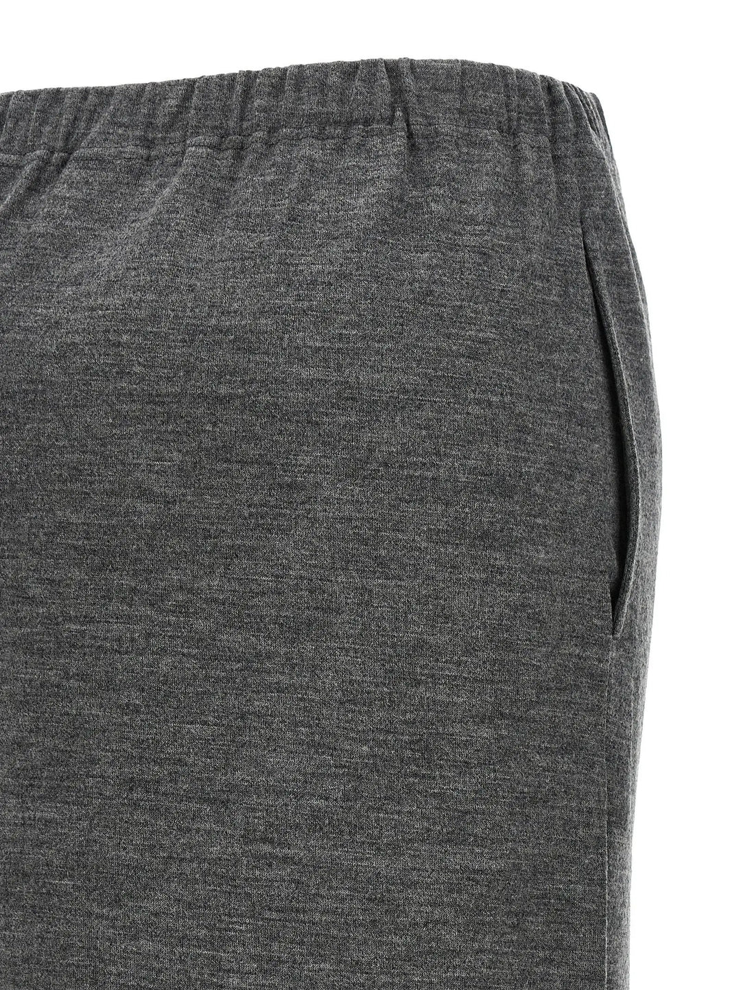 Junya Watanabe Sample Sale | Junya Watanabe Gray Wool Midi Skirt - | Designer outlet