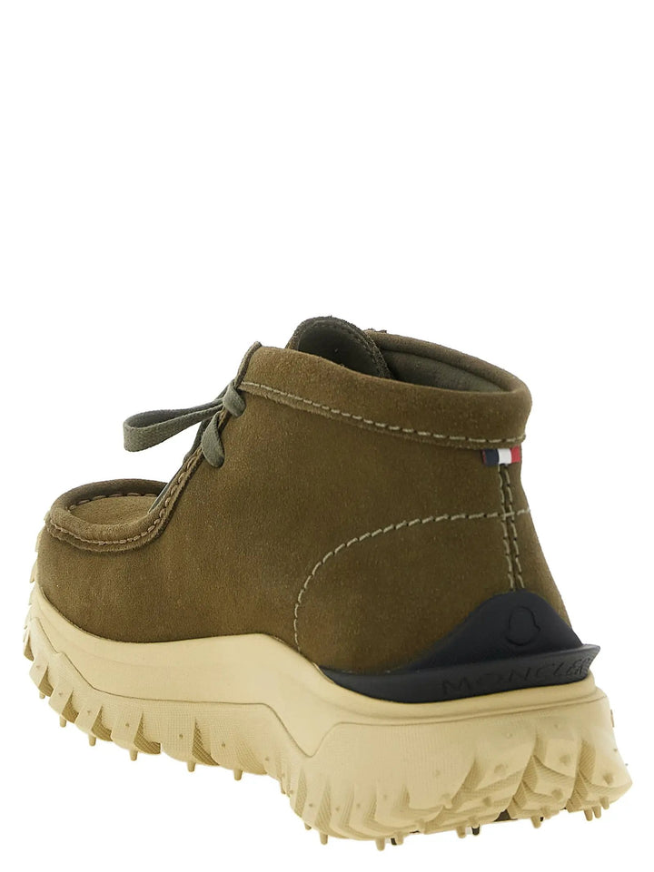 Moncler Sample Sale | Moncler Bicolor Leather Ankle Boots - | Designer outlet