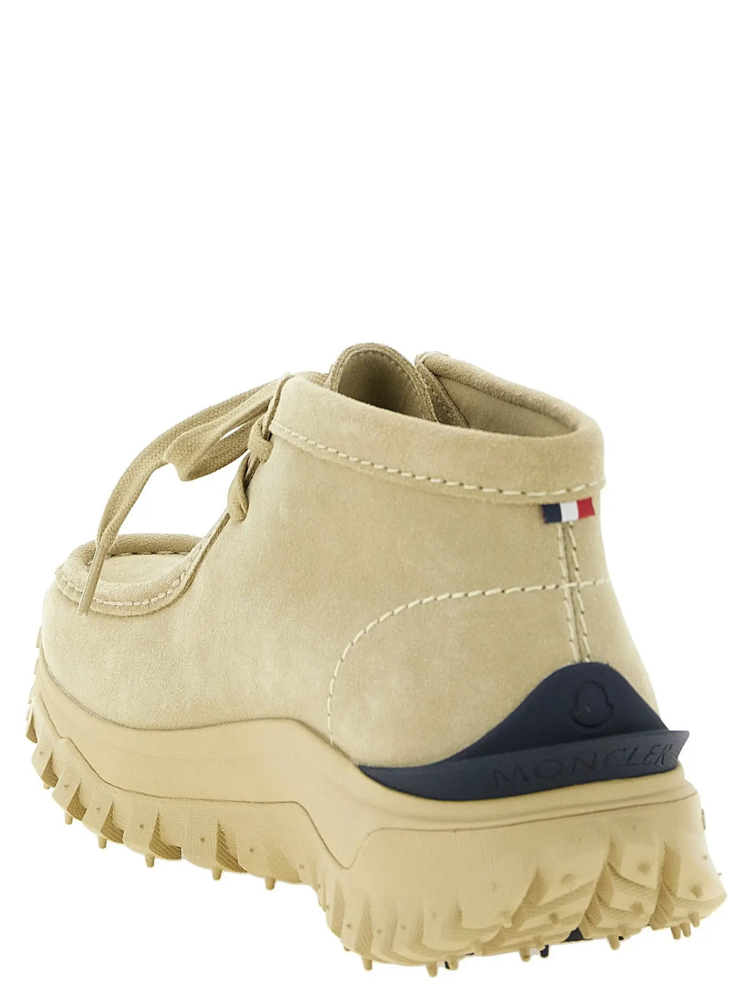 Moncler Sample Sale | Moncler Beige Leather Ankle Boots - | Designer outlet