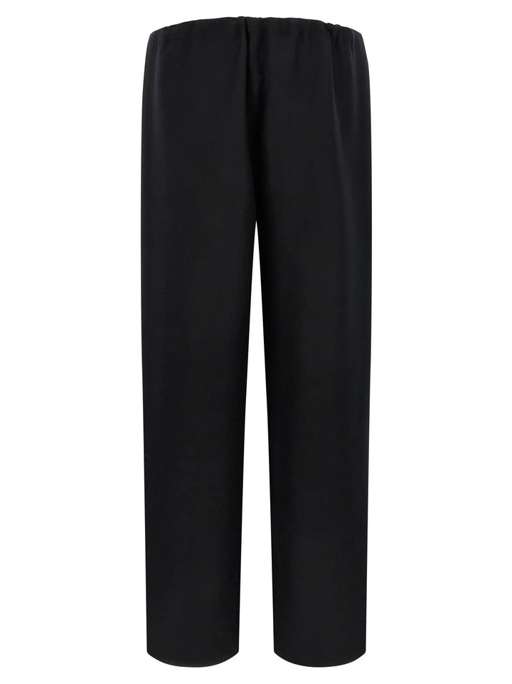 Extreme Cashmere Sample Sale | Extreme Cashmere Black Cashmere Casual Pants - | Designer outlet