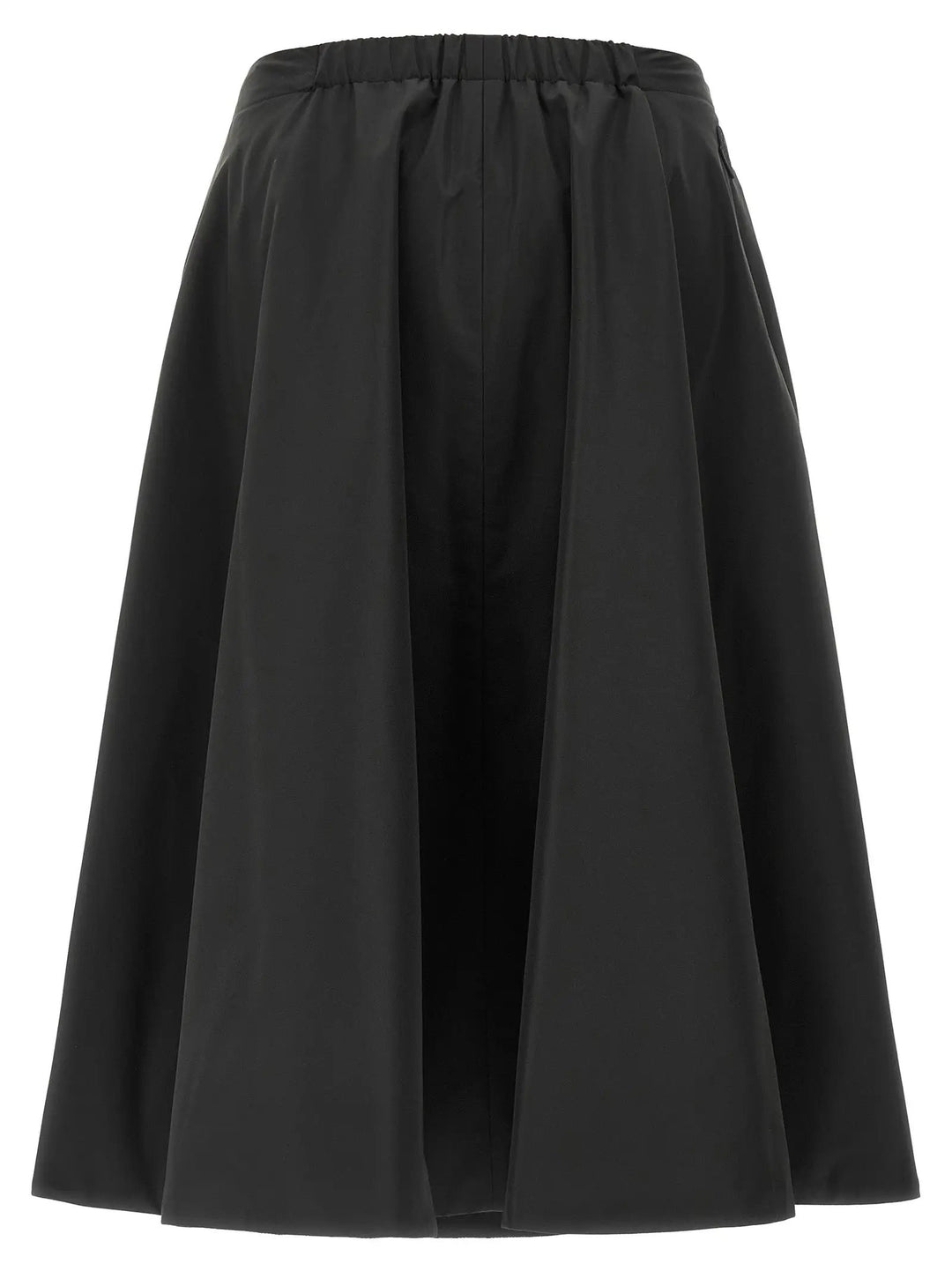 Moncler Sample Sale | Moncler Black Polyester Midi Skirt - | Designer outlet