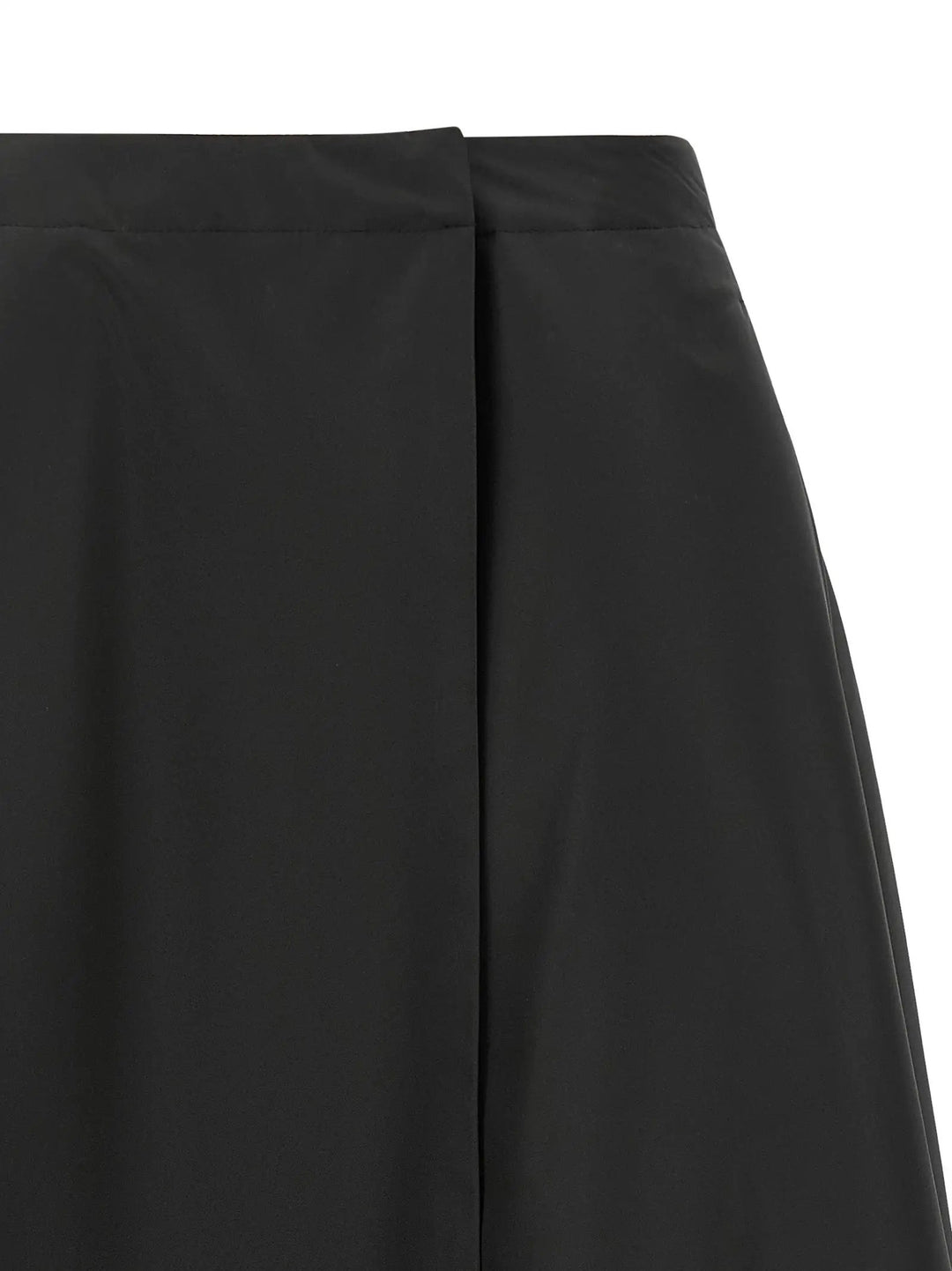Moncler Sample Sale | Moncler Black Polyester Midi Skirt - | Designer outlet