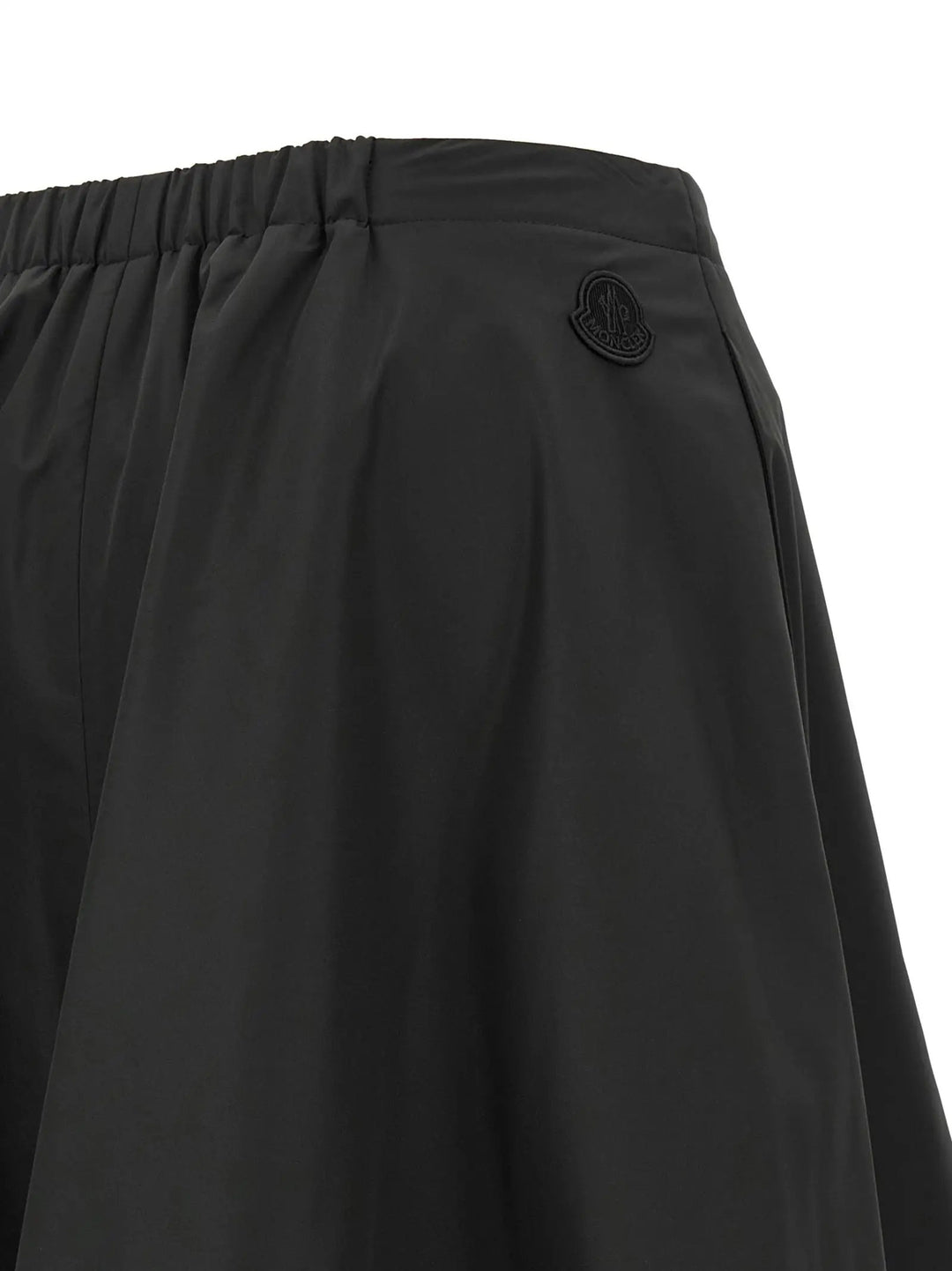 Moncler Sample Sale | Moncler Black Polyester Midi Skirt - | Designer outlet