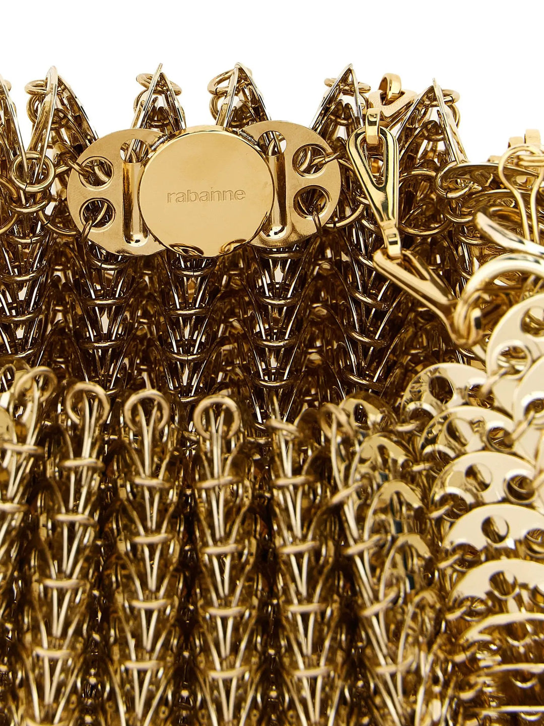 Paco Rabanne Sample Sale | Paco Rabanne Gold Stainless Steel Shoulder Bag - | Designer outlet