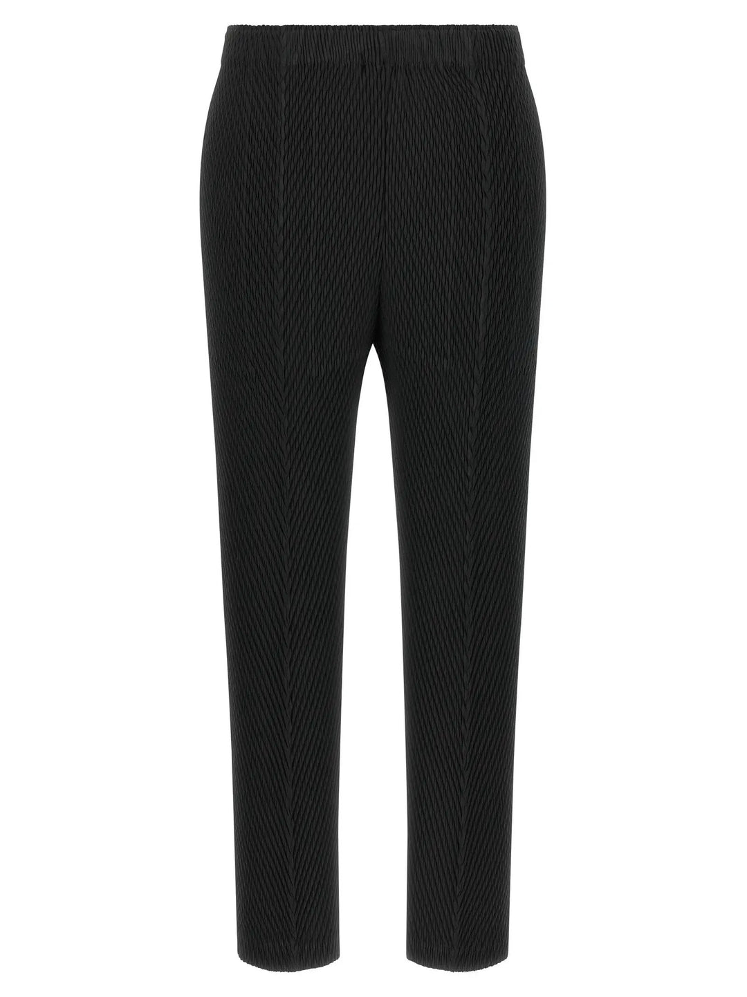 Issey Miyake Sample Sale | Issey Miyake Black Polyester Cropped Pants - | Designer outlet