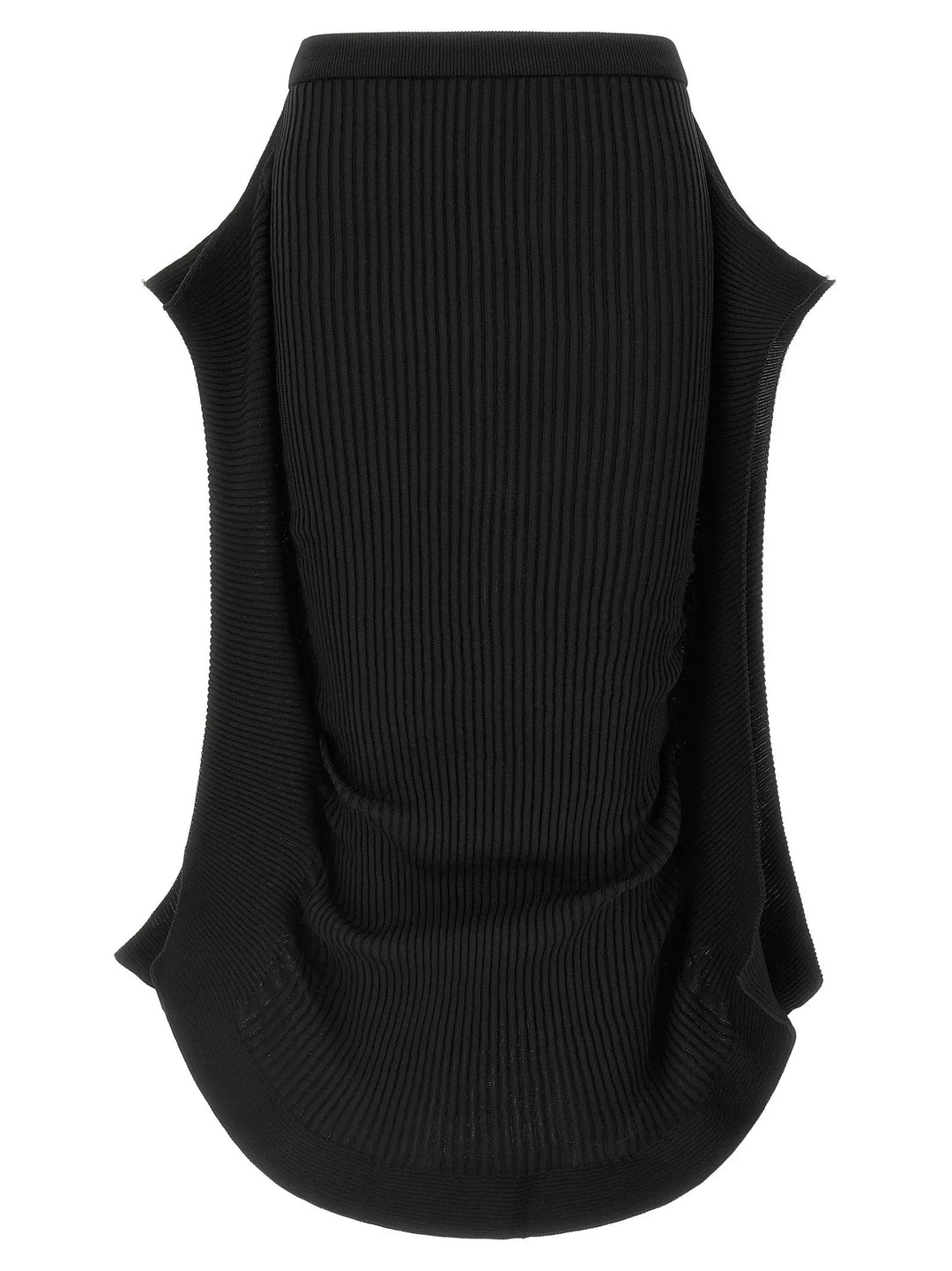 Issey Miyake Sample Sale | Issey Miyake Black Polyester Midi Skirt - | Designer outlet