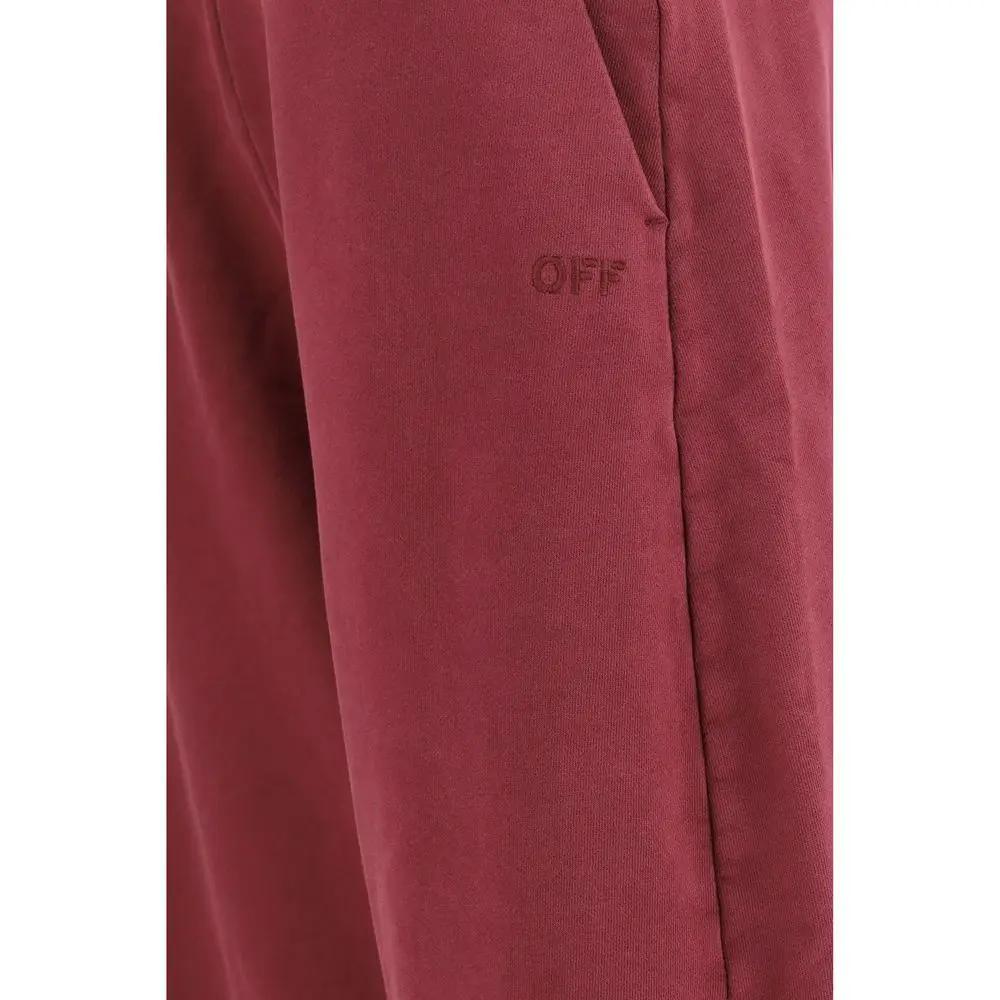 Off-White Sample Sale | Off-White Purple Cotton Casual Pants - | Designer outlet