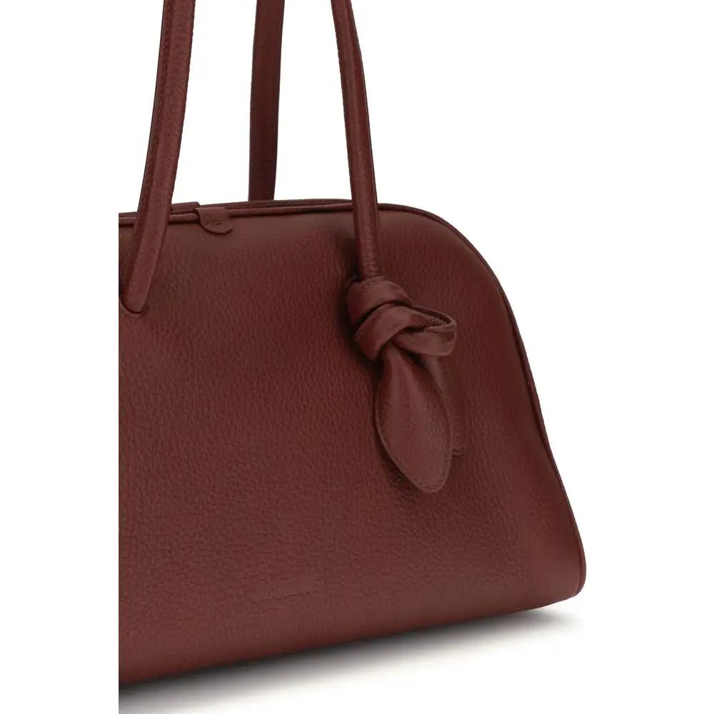 Jacquemus Sample Sale | Jacquemus Bordeaux Calf Leather Bos Taurus Handbag - | Designer outlet