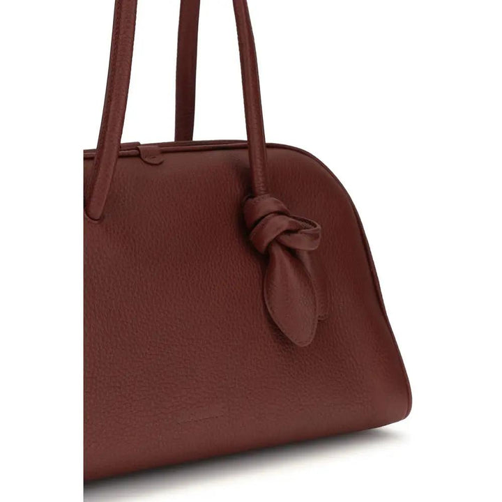 Jacquemus Sample Sale | Jacquemus Bordeaux Calf Leather Bos Taurus Handbag - | Designer outlet