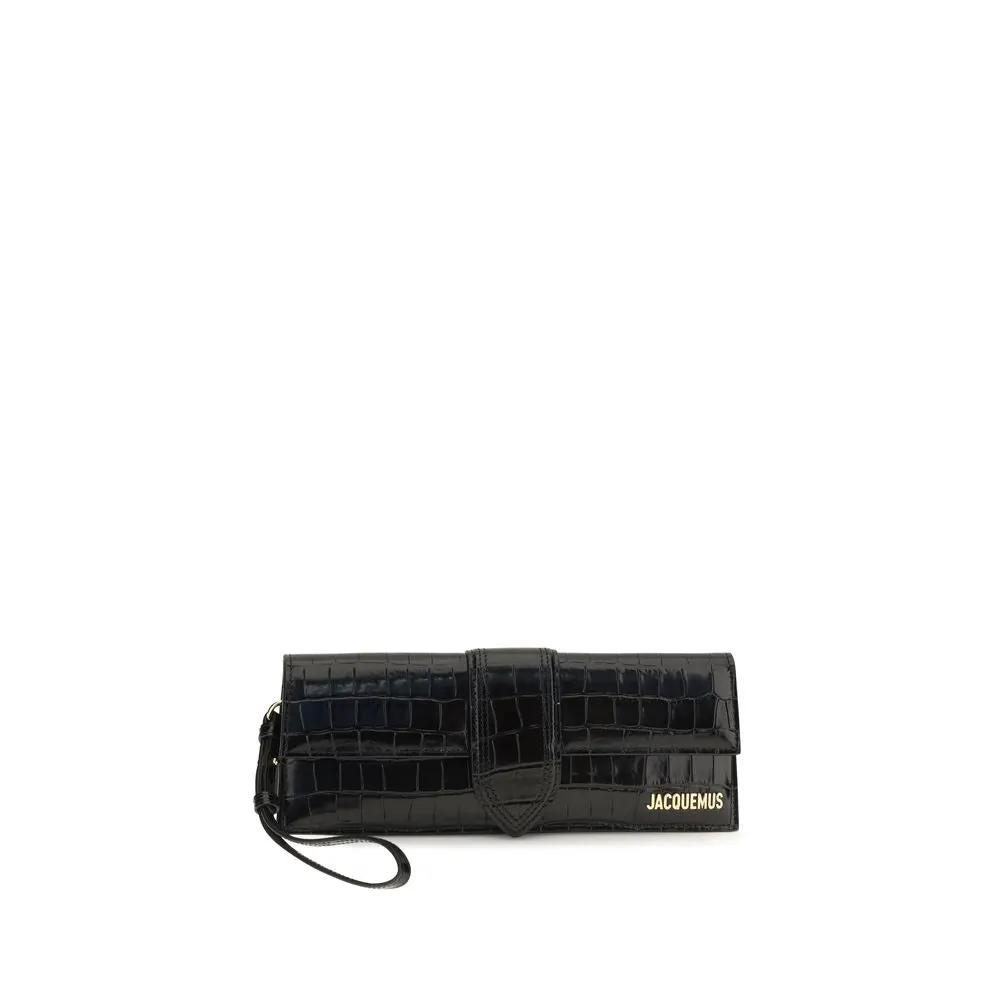 Jacquemus Sample Sale | Jacquemus Black Calf Leather Bos Taurus Clutch Bag - | Designer outlet