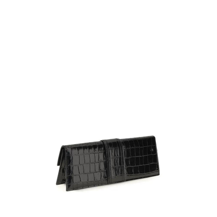 Jacquemus Sample Sale | Jacquemus Black Calf Leather Bos Taurus Clutch Bag - | Designer outlet