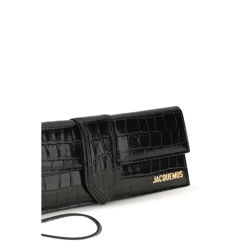 Jacquemus Sample Sale | Jacquemus Black Calf Leather Bos Taurus Clutch Bag - | Designer outlet