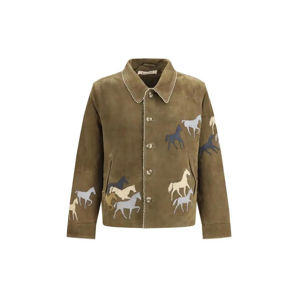 Baziszt Sample Sale | Baziszt Brown Suede Leather Full-Length Jacket - | Designer outlet