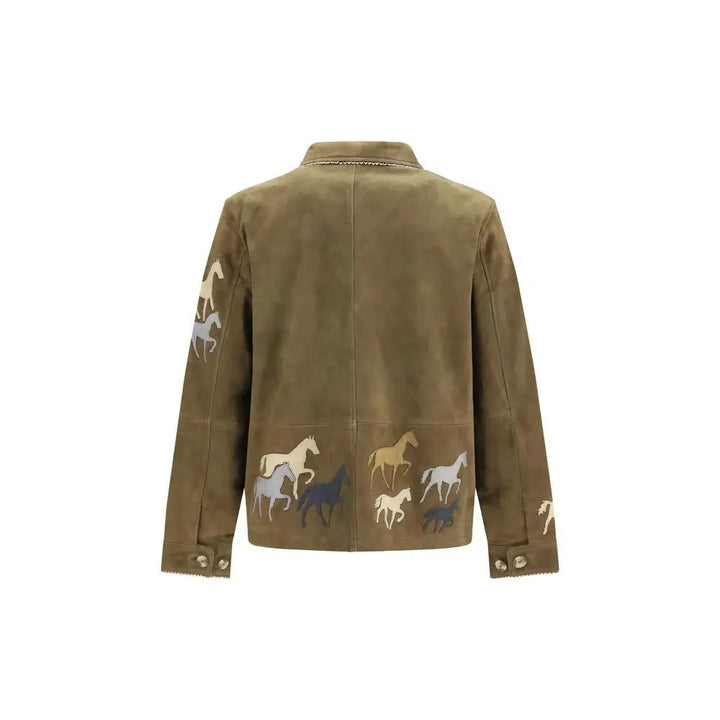 Baziszt Sample Sale | Baziszt Brown Suede Leather Full-Length Jacket - | Designer outlet