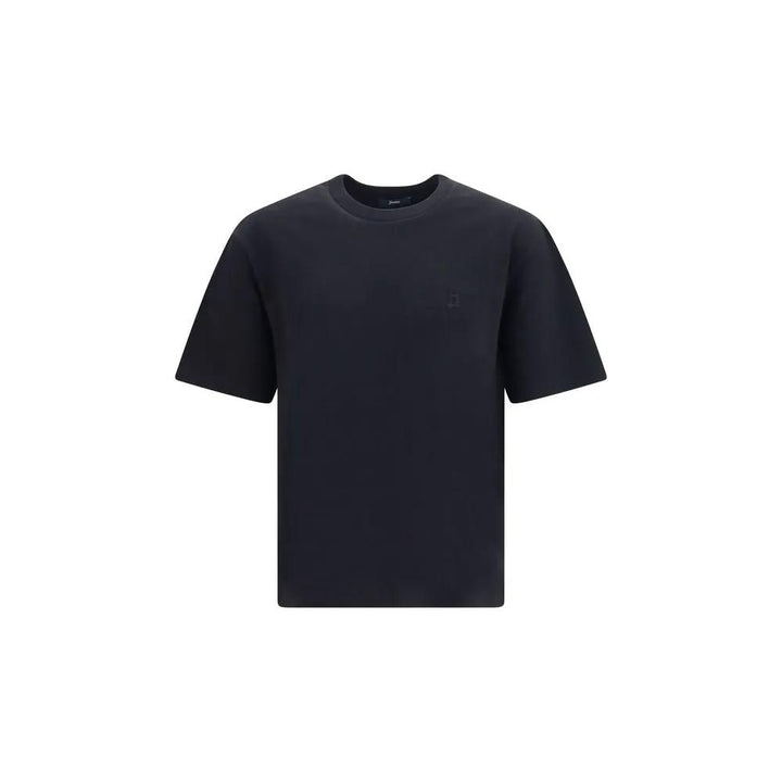 Herno Sample Sale | Herno Black Cotton T-Shirt - | Designer outlet