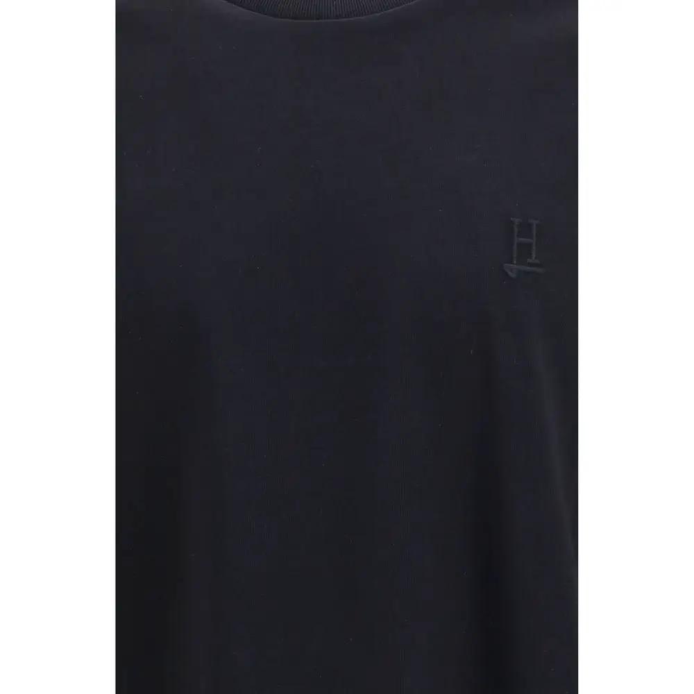 Herno Sample Sale | Herno Black Cotton T-Shirt - | Designer outlet