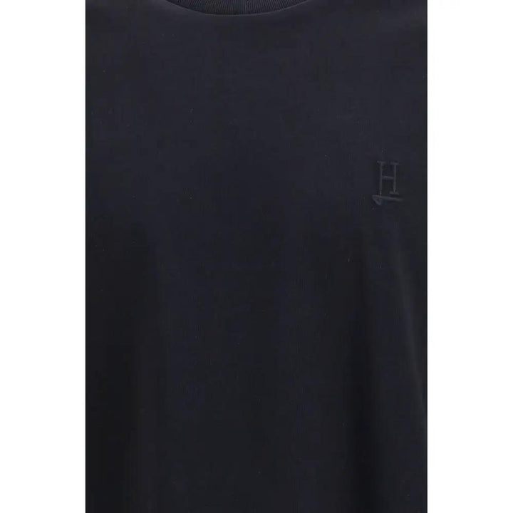 Herno Sample Sale | Herno Black Cotton T-Shirt - | Designer outlet